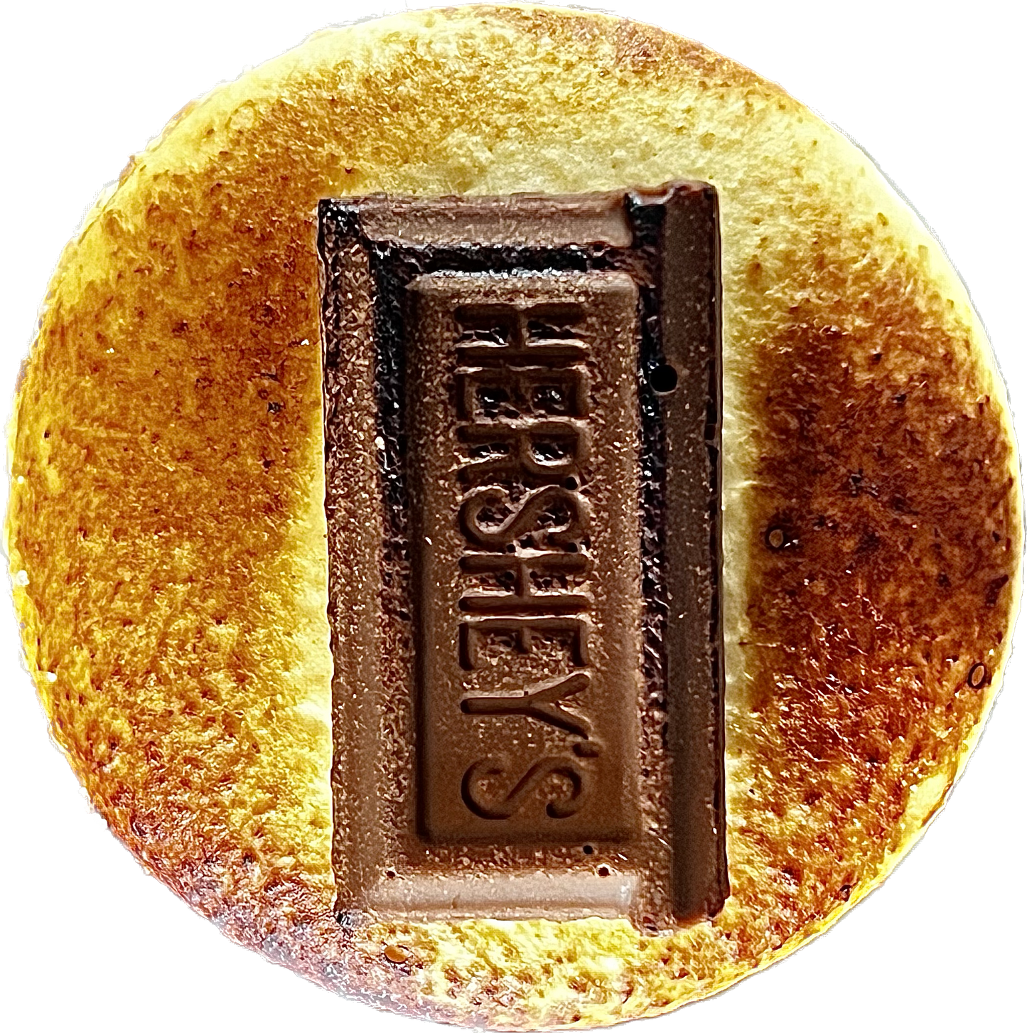 Smorecaron - Chocolate Topped