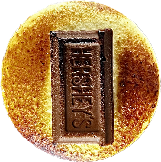 Smorecaron - Chocolate Topped
